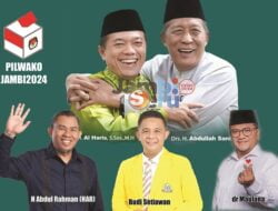 Seru! Jika Nasdem Golkar Mendukung, Haris-Sani Diprediksi Netral di Pilwako Jambi