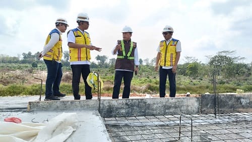 Gubernur Al Haris Pantau Pembangunan Tol Baleno