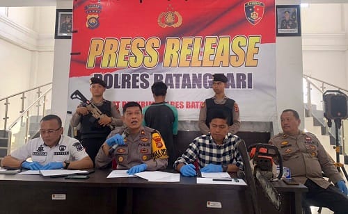 Polres Batanghari Amankan Pelaku Karhuta di Tahura