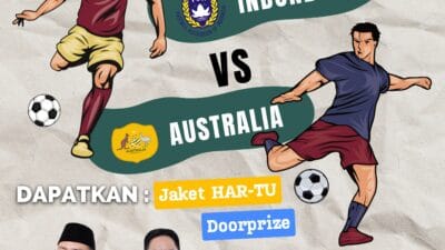 Ayo Nobar Indonesia Vs Australia di Posko Centre Rahman – Guntur