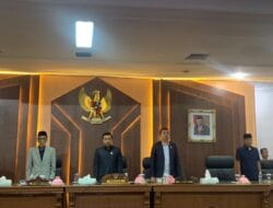 Rahmad Hasrofi Buka Paripurna Jawaban Pemda Terhadap Padangan Umum Fraksi DPRD Batanghari