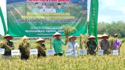 MFA Kembali Hadiri Panen Raya di Kelurahan Kampung Baru