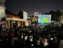 Seru, Nobar Indonesia vs Australia di Center Rahman – Guntur