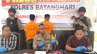 Polres Batanghari Amankan Dua Orang Pelaku Pengedar Narkoba