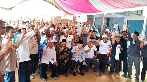 Untuk Keberlanjutan Pembangunan Jambi, Warga Air Hitam Nyatakan Siap Memenangkan Haris-Sani