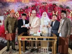 Al Haris jadi Saksi Pernikahan Wakil Ketua DPRD Provinsi Jambi Icol dan Dina