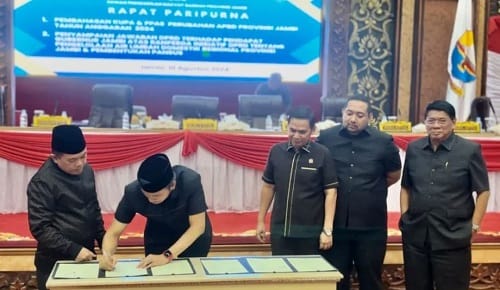 DPRD dan Gubernur Jambi Sepakati KUPA dan PPAS Perubahan APBD 2024