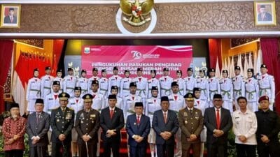 Hadir di pengukuhan Paskibaraka Provinsi Jambi Edi Purwanto