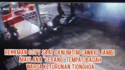 Detik detik Tim Sukses Maulana ‘Serang’ Tempat Ibadah