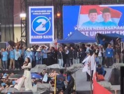 Saat Al Haris dan Happy Asmara Hujan-hujanan Bersama Puluhan Ribu Massa Haris-Sani