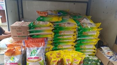 Diduga, Papi Bagi-bagi Sembako Demi Anaknya Cawawako Jambi