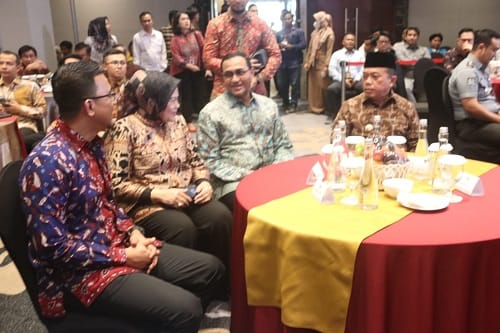 Al Haris Hadiri Pengukuhan Kepala OJK Provinsi Jambi