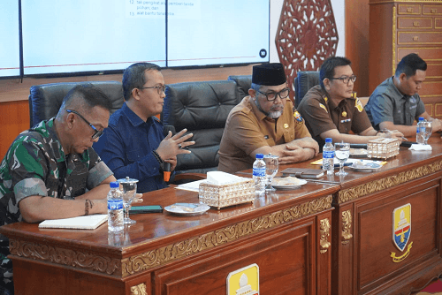 Gelar Rapat Persiapan Penyelenggaraan Pilkada Serentak Tahun 2024, Pjs Gubernur Sudirman Kita Cek Kesiapan KPU