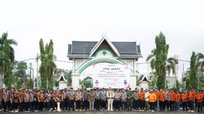 Sekda Batanghari Hadiri Apel Siaga Pengawasan Pilkada Serentak 2024
