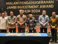 Penganugerahan Jambi Investment Award 2024, Al Haris: Permudah Investor Masuk ke Jambi