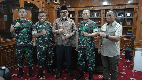 Sambut Danrem 042 Gapu Pjs Gubernur Sudirman Perkuat Sinergi Sukseskan Pilkada Serentak 2024