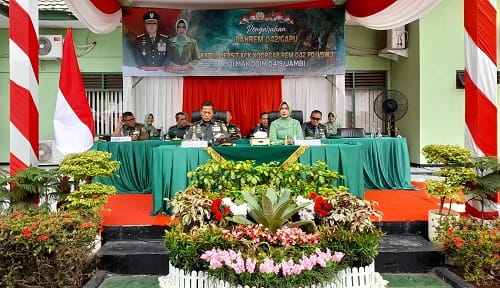 Kunjungan Danrem 042 Gapu ke Kodim 0415 Jambi Berlangsung Meriah dan Penuh Motivasi