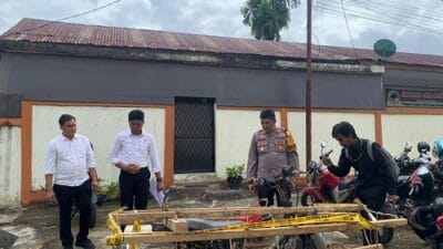 Satreskrim Polres Batanghari Amankan Satu Orang Pelangsir Minyak Ilegal Driling Senami