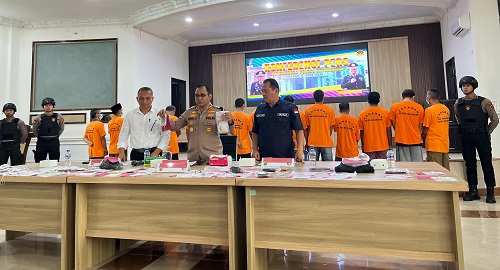 Polres Batanghari Ungkap 14 tersangka kasus Narkoba