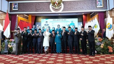 Gubernur Jambi Bersama Bupati dan Walikota Se-Provinsi Jambi Hadiri Pelantikan Bunda PAUD-Ketua TP PKK