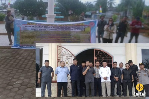 DPRD Batanghari Tanggapi Demo Aktivitas Ilegal Drilling