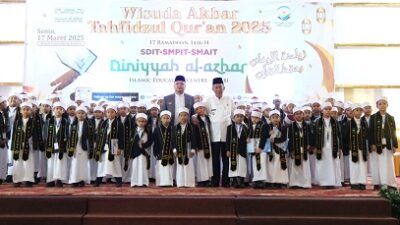 Wagub Abdullah Sani Hadiri Wisuda Tahfidz Qur’an Ke-IV Diniyyah Al-Azhar