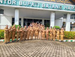 Pemkab Batanghari Gelar Apel Gabungan Sekaligus Halal Bihalal Pasca Lebaran Idul Fitri