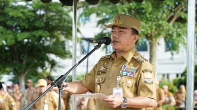 Pimpin Apel Perdana Pasca Idul Fitri Gubernur Al Haris Soroti Judol di Lingkungan ASN