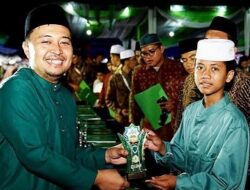 Hasrofi Hadiri Penutupan MTQ Tingkat Kabupaten Batanghari di Tembesi