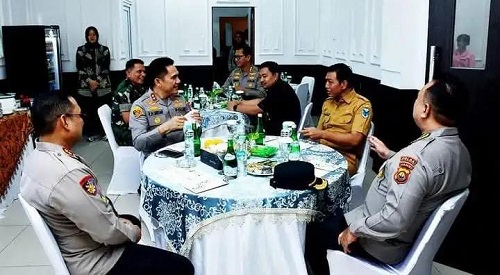 Hasrofi Sambut Kunjungan Kerja Kapolda Jambi