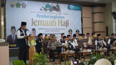 Lepas JCH Kloter 13, Wagub Sani: Jaga Fisik, Mental dan Kesehatan