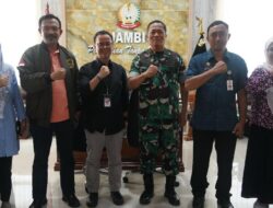 Danrem 042/Gapu Terima Kunjungan Silaturahmi Direktur Buah dan Florikultura Kementan dan Kepala BSIP Jambi
