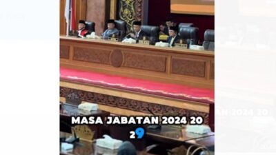 Ketua Hafiz Pimpin Paripurna Peresmian dan Pelantikan Waka II DPRD Jambi