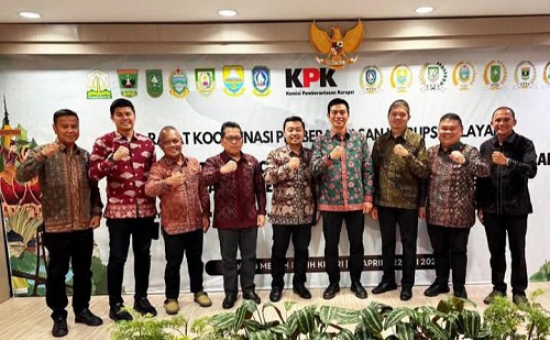 Pimpinan DPRD Dampingi Pemkab Batanghari Rakor Bersama KPK
