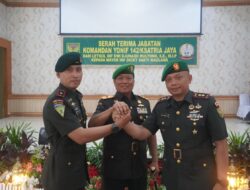 Serah Terima Jabatan Danyon 142/KJ Dipimpin Oleh Danrem 042/Gapu