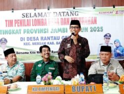 Asisten I Setda Wakili Bupati Batang Hari Hadiri Acara Penilaian Lomba Desa dan Kelurahan Tingkat Provinsi Jambi