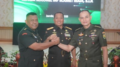 Danrem 042/Gapu Pimpin Acara Sertijab Kasrem 042/Gapu