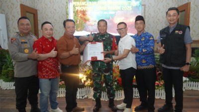 Selaku Plh Dansatgas, Danrem 042/Gapu Pimpin Rakor Karhutla Provinsi Jambi : Tekankan sinergi dan kesiapsiagaan