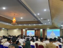 Bupati Fadhil Bersama Lurah, Kades Serta BPD Ikuti Zoom Pelucuran Koperasi Desa Serentak Bersama Presiden RI