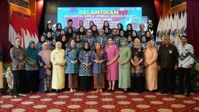 Hesnidar Haris Lantik Kepengurusan Dekranasda dan Pokja Bunda PAUD Provinsi Jambi Masa Bakti 2025-2030