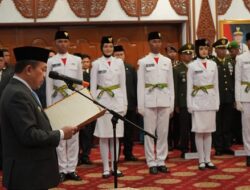 Gubernur Al Haris Kukuhkan 54 Anggota Paskibraka Provinsi Jambi Tahun 2025