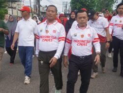 Danrem 042/Gapu Ikuti Jalan Santai dalam Rangka HUT ke-80 Kemerdekaan RI