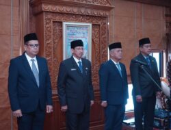 Wagub Sani Lantik Empat Pejabat Eselon II