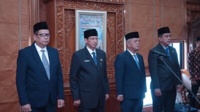 Wagub Sani Lantik Empat Pejabat Eselon II