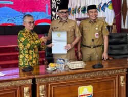 Sekda Sudirman Pimpin Exit Meeting dan Entry Meeting Bersama BPK RI