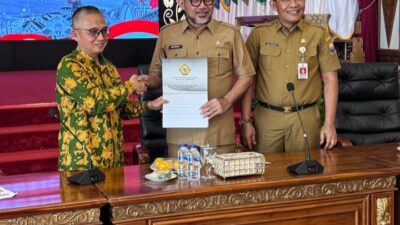 Sekda Sudirman Pimpin Exit Meeting dan Entry Meeting Bersama BPK RI