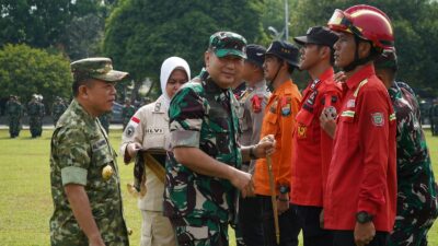 Gubernur Al Haris Dampingi Pangdam XX/TIB Pimpin Apel Kesiapsiagaan Penanggulangan Karhutla di Provinsi Jambi
