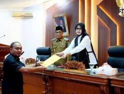Waka I Pimpin Paripurna Penyampaian Nota Pengantar Ranperda Tentang Penyertaan Modal Perumda Air Minum Tirta Batang Hari