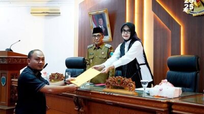 Waka I Pimpin Paripurna Penyampaian Nota Pengantar Ranperda Tentang Penyertaan Modal Perumda Air Minum Tirta