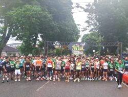 Ribuan Peserta Tumpah Ruah, Fun Run 5K Meriahkan HUT ke-66 Korem 042/Gapu